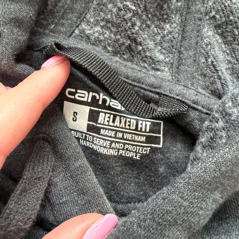 Carhartt Gray Hoodie - Picture 2 of 2